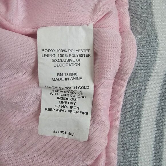 Kidpik Pink/Blue Daisy Floral Print Full Zip Bomber Jacket Size Small (7/8) - Picture 6 of 9